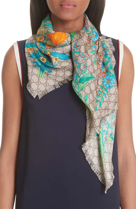 gucci flora scarf original|buy Gucci scarf online.